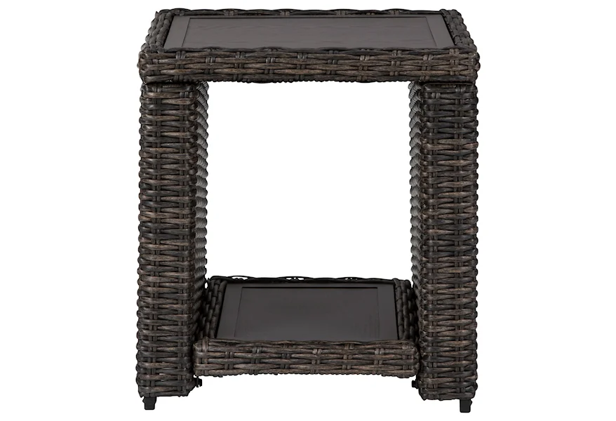 Grasson Lane Square End Table by Signature Design by Ashley at Esprit Decor Home Furnishings